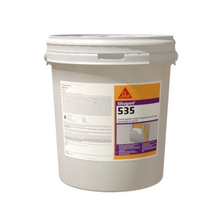 Sika Sikagard 535 Liquid Applied Acrylic Vapor Permeable Air Barrier 5 Gallon Pail 465458